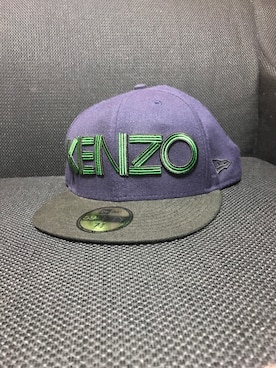 「KENZO（ケンゾー）のアイテム（キャップ、ブルー系）」を使った、WCCFさん（メンズ・170cm）の秋コーディネート