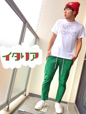 うるぐすさん（メンズ・171cm）の夏コーディネート