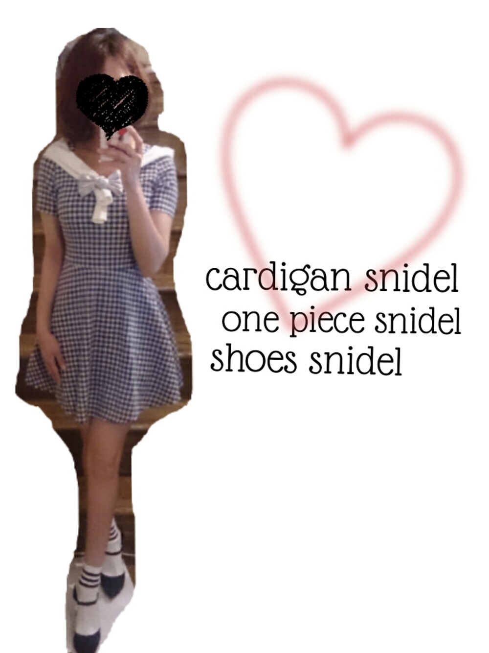 「snidel、ギンガムチェック、ポインテッド、肩掛けカーデ」｜「SNIDELのコンパクトビジューカーディガン（カーディガン/ボレロ、ホワイト系）」を使った、あいたむさん（レディース・163cm）の春コーディネートの1枚目の写真