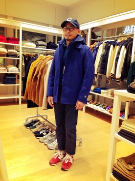 「orcival」｜「アイテム（ピーコート）」を使った、hiro5cさん（メンズ・170cm）の秋コーディネート