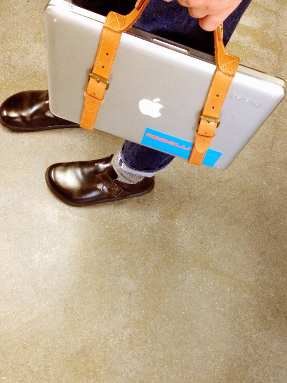 「RESOLUTE、ビルケンシュトック、birkenstock、ビルケン、お散歩、mac」｜「BIRKENSTOCKの【幅広】LONDON/ロンドン　ハンターブラウン (WOMEN＆MEN)（その他シューズ、ブラウン系）」を使った、hiro5cさん（メンズ・170cm）の夏コーディネートの1枚目の写真