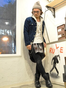 ブーツイン のメンズ人気ファッションコーディネート Wear