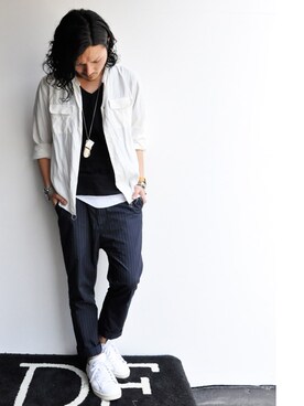 「in cloudiness（インクラウディネス）のアイテム」を使った、DFTOKYOAkiさん（メンズ・163cm）の春コーディネート