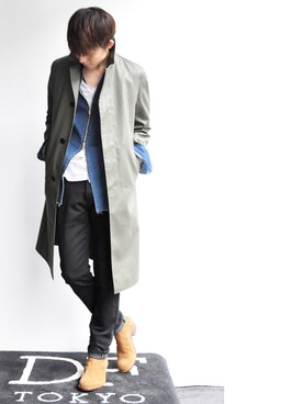 「in cloudiness（インクラウディネス）のアイテム」を使った、DFTOKYOAkiさん（メンズ・175cm）の秋コーディネート