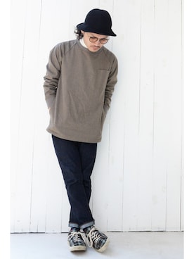 「 カジュアル」｜「アイテム（その他アウター）」を使った、DFTOKYOAkiさん（メンズ・163cm）の秋コーディネート