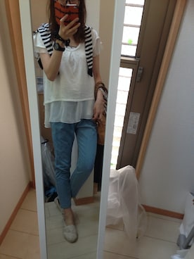 あきこさん（レディース・170cm）の夏コーディネート