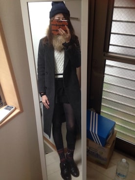 あきこさん（レディース・170cm）の冬コーディネート