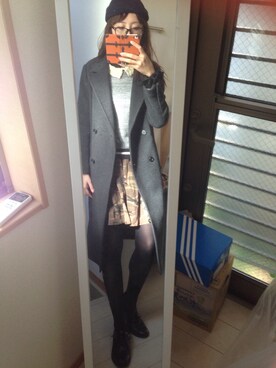 あきこさん（レディース・170cm）の冬コーディネート