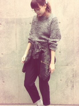 古屋美咲さん(レディース・166cm)の秋コーディネート