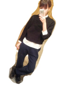 古屋美咲さん（レディース・166cm）の秋コーディネート