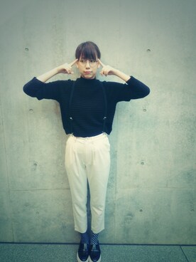 古屋美咲さん(レディース・166cm)の冬コーディネート