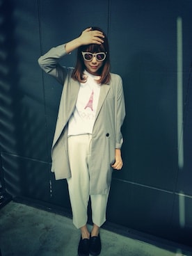 古屋美咲さん（レディース・166cm）の春コーディネート