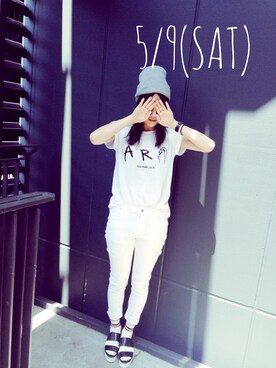 古屋美咲さん（レディース・166cm）の春コーディネート