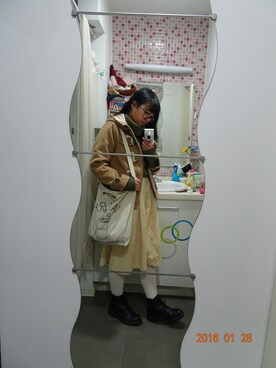 🍪norabearさん（レディース・160cm）の冬コーディネート