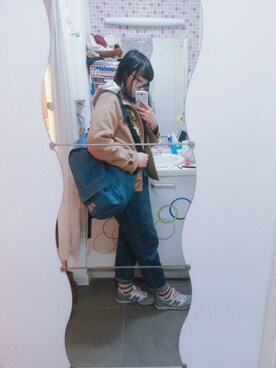 🍪norabearさん（レディース・160cm）の冬コーディネート