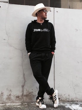 「hat」｜BLOW-UPさん（メンズ・177cm）の冬コーディネート