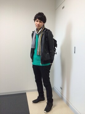 ばいはらさん(メンズ・175cm)の冬コーディネート