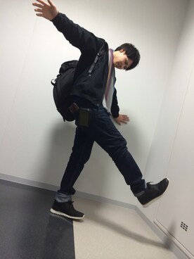 ばいはらさん(メンズ・175cm)の冬コーディネート