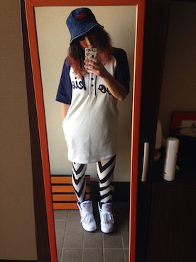 「EWING（ユーイング）のアイテム」を使った、KANADEさん（レディース・164cm）の春コーディネート