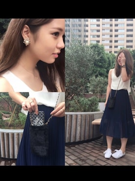 「Grosse（グロッセ）のアイテム」を使った、yurikaさん（レディース・158cm）の夏コーディネート