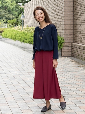 「スカーチョ」｜NBB SVさん（レディース・154cm）の秋コーディネート