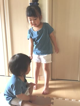 「OSORO（オソロ）のアイテム」を使った、cocoroさん（キッズ・90cm）の夏コーディネート