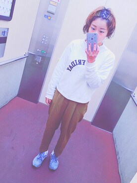 えみさん（レディース・157cm）の春コーディネート