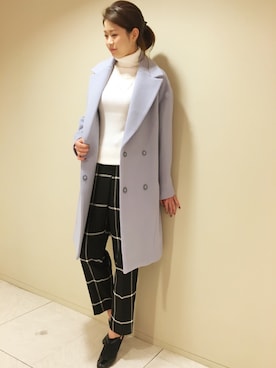 「Abahouse Devinette（ドゥヴィネット）のアイテム（その他アウター）」を使った、kumi_0さん（レディース・160cm）の秋コーディネート