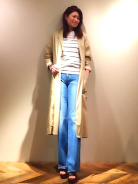 「Abahouse Devinette（ドゥヴィネット）のアイテム（その他アウター）」を使った、kumi_0さん（レディース・160cm）の冬コーディネート