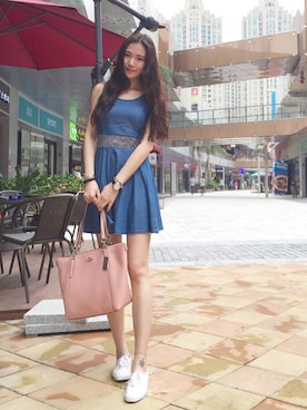 「Ted Baker（テッドベーカー）のアイテム（シューズ）」を使った、HaloJackieさん（レディース・163cm）の秋コーディネート