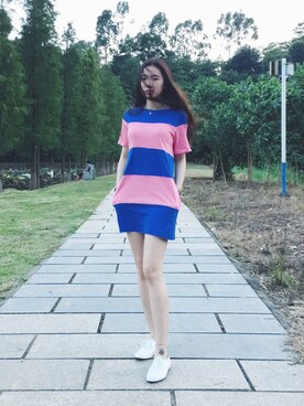 「Ted Baker（テッドベーカー）のアイテム（シューズ）」を使った、HaloJackieさん（レディース・163cm）の秋コーディネート