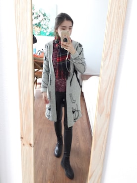 「travel」｜「アイテム（アクセサリー）」を使った、HaloJackieさん（レディース・163cm）の冬コーディネート