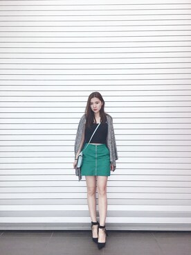 「summer style」｜「アイテム（パンプス）」を使った、HaloJackieさん（レディース・163cm）の夏コーディネート