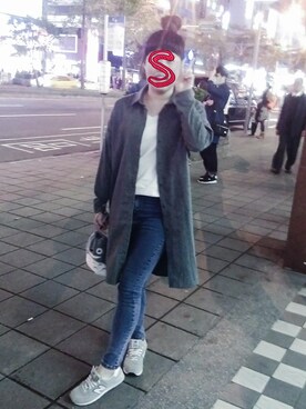 欣ㄩˋさん（レディース・159cm）の冬コーディネート