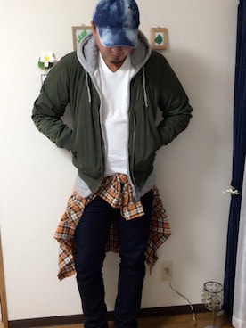 「ハロウィン」｜「アイテム（ミリタリージャケット）」を使った、🌟bull-otto🌟さん（メンズ・183cm）の秋コーディネート