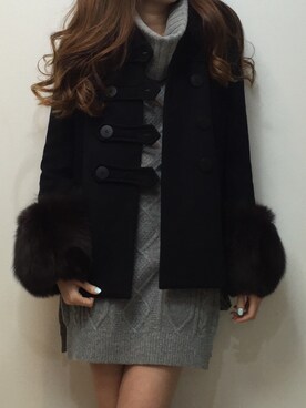 「rich-（リッチ）のアイテム」を使った、asukaさん（レディース・168cm）の冬コーディネート
