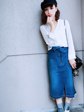 みきてぃさん（レディース・155cm）の秋コーディネート