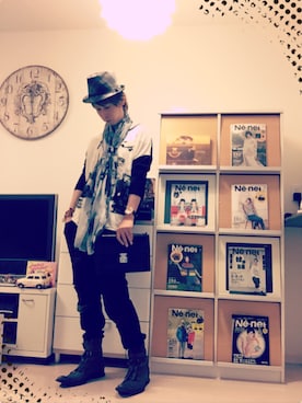 「ストールスタイル」｜hiro🐾さん（メンズ・178cm）の秋コーディネート