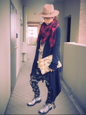 「chocoolate（チョコレート）のアイテム（その他）」を使った、hiro🐾さん（メンズ・178cm）の春コーディネート