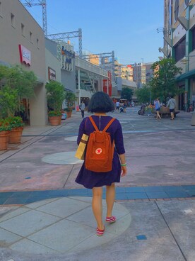 「FLYING TIGERS（フライングタイガー）のアイテム（シューズ）」を使った、NonoNさん（レディース・151cm）の夏コーディネート