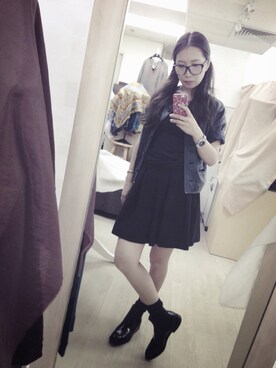 「SEE BY CHLOE（シーバイクロエ）のアイテム（ジャケット/アウター）」を使った、m i i HKさん（レディース・161cm）の秋コーディネート