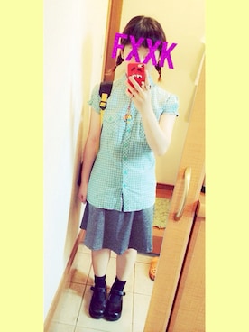 「SPALDING（スポルディング）のアイテム」を使った、harunaさん（レディース・151cm）の夏コーディネート