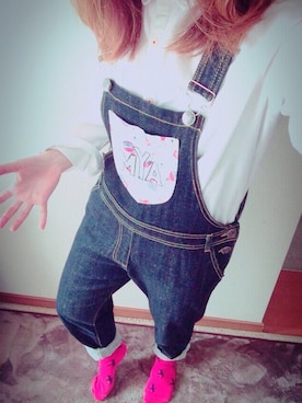 「瀬戸あゆみ」｜「アイテム（オールインワン・サロペット）」を使った、harunaさん（レディース・151cm）の春コーディネート