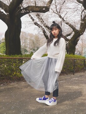 harunaさん（レディース・151cm）の春コーディネート
