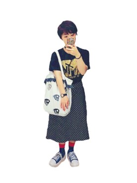 harunaさん（レディース・151cm）の夏コーディネート