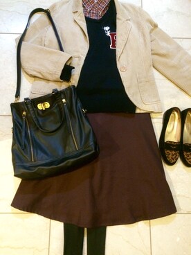 yuuu＊さん（レディース・157cm）の秋コーディネート