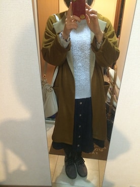 yuuu＊さん（レディース・157cm）の冬コーディネート