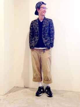 「TOMMY（トミー）のアイテム（テーラードジャケット）」を使った、Carterさん（メンズ・183cm）の冬コーディネート