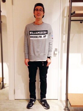 Carterさん(メンズ・183cm)の冬コーディネート