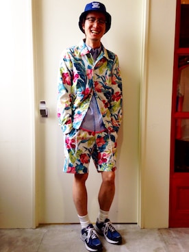 「TOMMY（トミー）のアイテム（カバーオール）」を使った、Carterさん（メンズ・183cm）の冬コーディネート